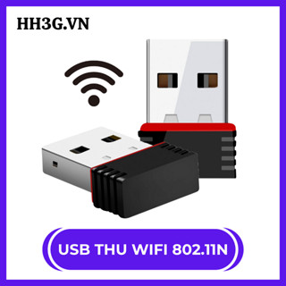  USB WiFi Chuẩn 802.11n Không Anten 150Mbps – Bộ Thu Sóng Không Dây Mini Cổng USB 2.0 Cho PC Laptop 