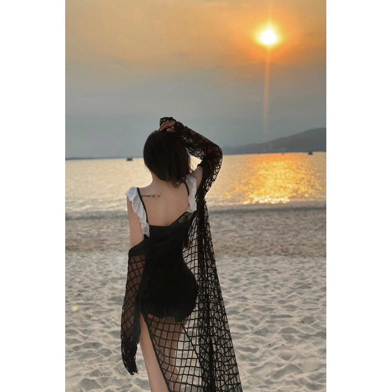 [Hoả Tốc Sẵn] Đồ Bơi Nữ,Bikini Liền Thân Một Mảnh Cổ Vuông Ren Thiết Kế | BigBuy360 - bigbuy360.vn