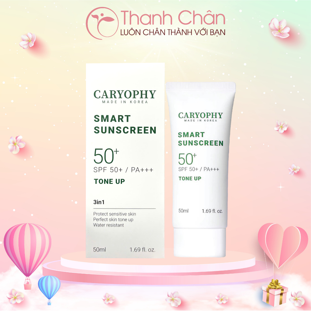 Kem Chống Nắng Caryophy Smart Tone Up Sunscreen 50ml