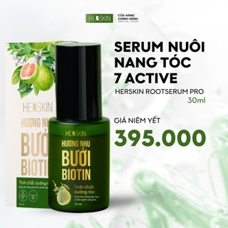 Serum nuôi nang hỗ trợ tóc mọc Herskin - xịt mọc tóc tinh dầu bưởi kích thích tóc mọc chắc khỏe