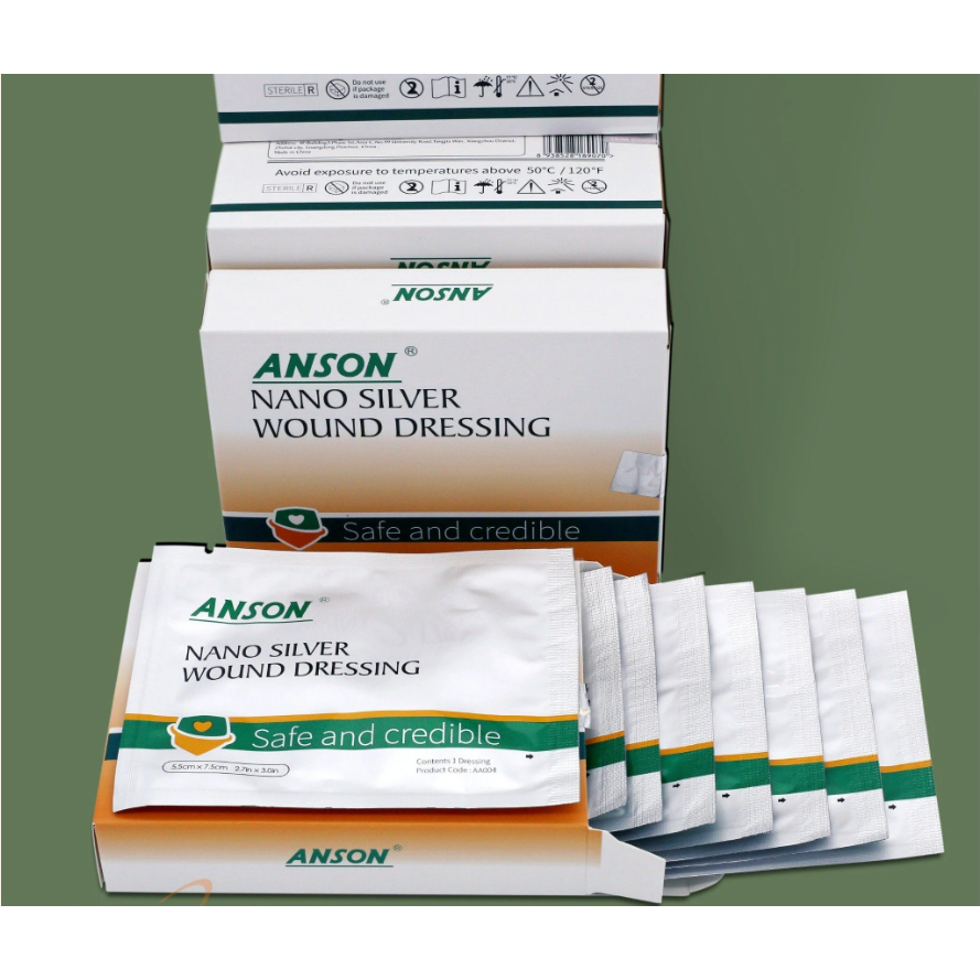 Anson nano silver wound dressing (Băng dán vết thương nano bạc Anson) - 1 miếng