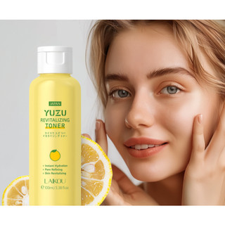 Toner YuZu Nước Hoa Hồng LAIKOU 100ml bổ sung độ ẩm mượt cho làn da tươi sáng và rạng rỡ