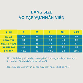 Áo tạp vụ nữ, áo đồng phục lao công tay ngắn ATVCS01, nhân viên vệ sinh bệnh viện, phòng khám, nhà hàng -  Kim Vàng