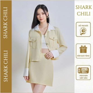 【QCCC có sẵn Set áo dạ tweed set váy dạ tweed  set dạ bigsize Siêu Sang Chảnh chân váy dài S08