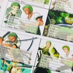 Nhãn vở anime ONE piece combo 48 cái