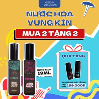 Nước Hoa Vùng Kín Hương Nước Hoa Cao Cấp Từ Ý, Xịt Thơm Vùng Kín 19 ML Cấp Khoáng Dưỡng Ẩm An Toàn Cho Da