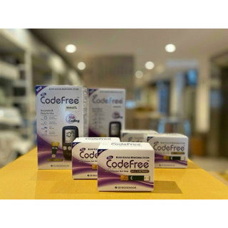 ❤️[HỎNG ĐỔI MÁY MỚI] Máy đo đường huyết SD CODEFREE Sd Code Free tặng kèm test 25 que Máy đo thử tiểu đường SD CODEFREE