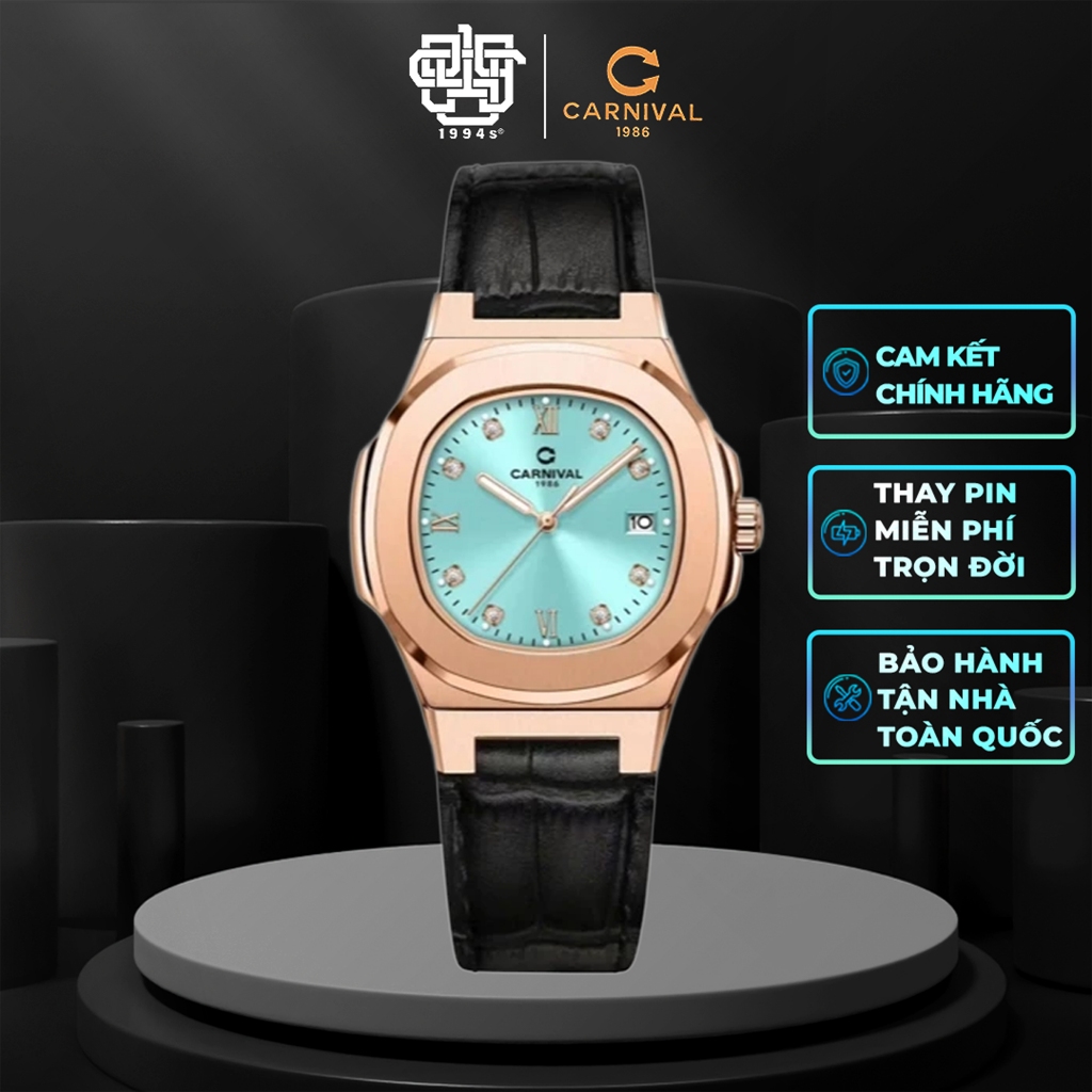 Đồng Hồ Nữ CARNIVAL 8160L-VH-DD-XT Hàng Chính Hãng