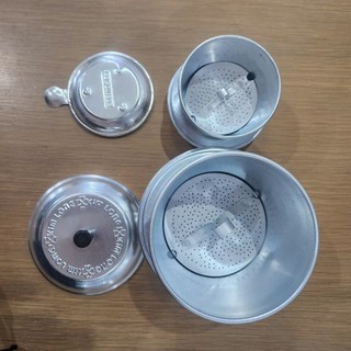 [Một cái] Phin pha cà phê nhôm truyền thống – Pha ngon hơn phin inox!