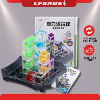 Trò Chơi Gravity Maze Marble Run Logic Board Game Xếp Khối Mê Cung Cho Bé