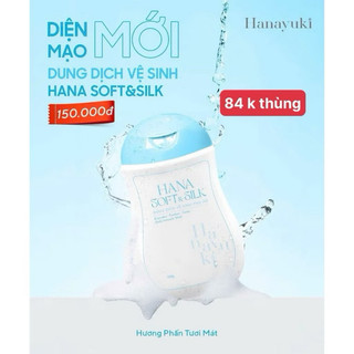 01 Dung dịch vệ sinh Hana Soft Silk 150ml (mẫu mới)