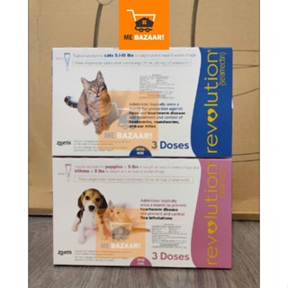 Nhỏ gáy Revolution - Nhỏ gáy Ve Rận, Bọ Chét, Ký Sinh Trùng Trong và Ngoài cho Chó Mèo