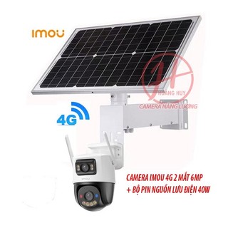  CAMERA NĂNG LƯỢNG MẶT TRỜI SIM 4G IMOU 2 màn hình 6.0 mpx Không Dây   Độ Phân Giải 5.0Mpx-Camera Giám Sát 360° Tính Năng 