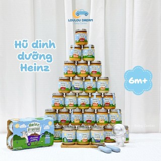 Hũ dinh dưỡng Heinz cho bé ăn dặm từ 6 tháng tuổi thành phần organic thơm ngon, giàu dinh dưỡng
