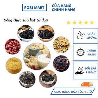 Công thức sữa hạt từ đậu robimart - bí quyết cho mái tóc dày, đen mượt - gói 50g