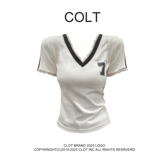 áo baby tee ôm body trắng 100% cotton xinh kiểu dáng cute hàn quốc đẹp CLOT  mùa hè sơ mi ren áo thun