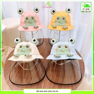 Mũ Nón cho bé 6-24 tháng, mũ bucket chống nắng CHÚ ẾCH vải mềm êm (Ảnh thật) shop Unibaby A290