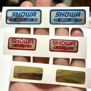 Tem Sticker Crom Dán Chân Phuộc, Thân Phuộc Daytona Showa - Có 3 Màu Sắc |SGDC - 1 Cái/Cặp|