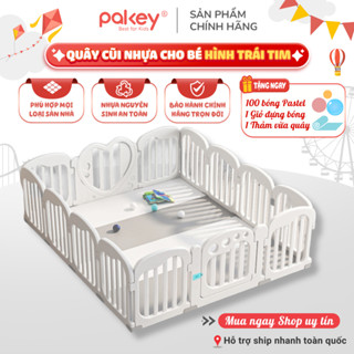 Quây Cũi Nhựa Bambi Kids Chiều Cao Vượt Trội 65CM, Tặng Kèm 100 Bóng + Thảm Dày, Sản Phẩm Độc Quyền New Sun Babies