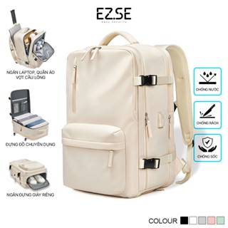 Balo du lịch cao cấp chống nước chống sốc laptop EAZY BLA08 có ngăn đựng giày , Balo đựng laptop nữ nam đựng quần áo
