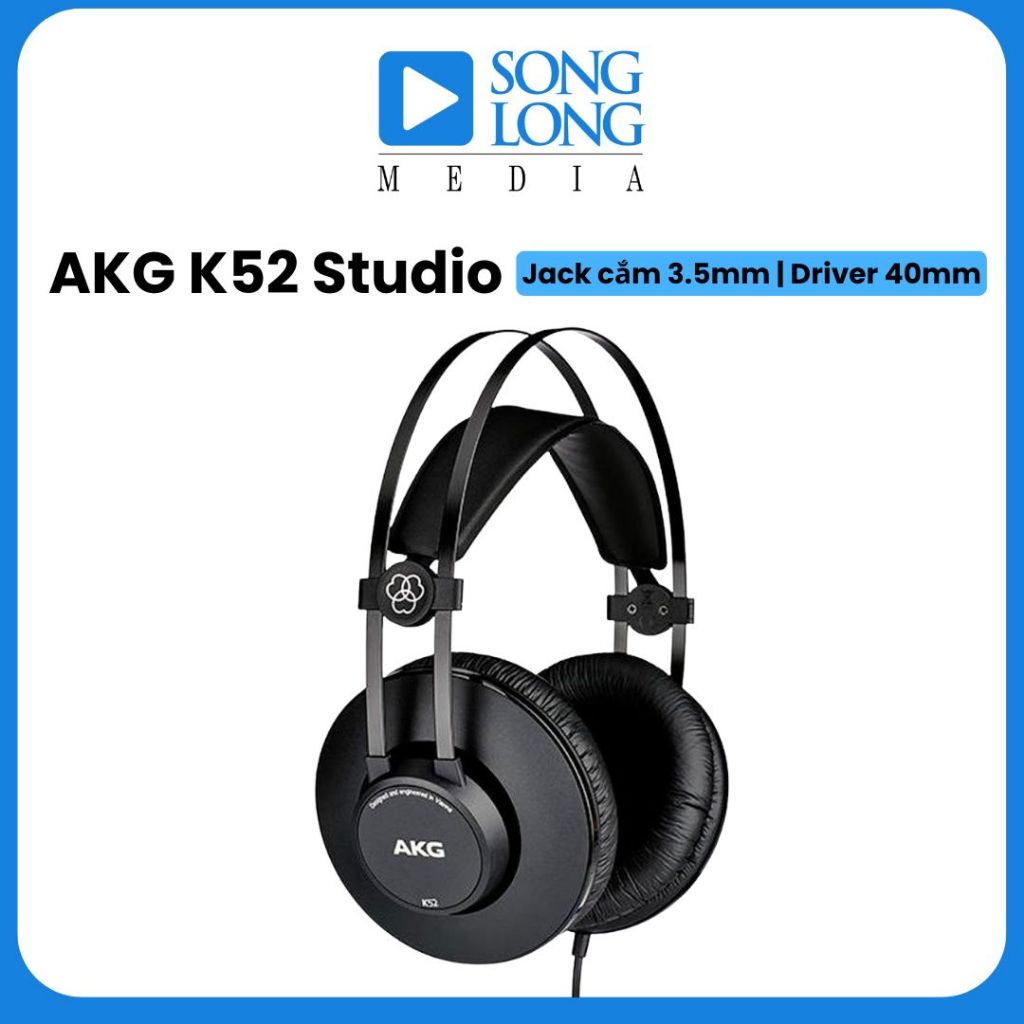 Tai nghe Chụp Tai AKG K52 - Chính hãng phân phối
