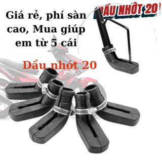 [Tặng dây rút] Combo 3 Bọc chân chống xe máy cao su xe máy bảo vệ nền nhà, bảo vệ bàn chân của bạn, có lổ thoát nước