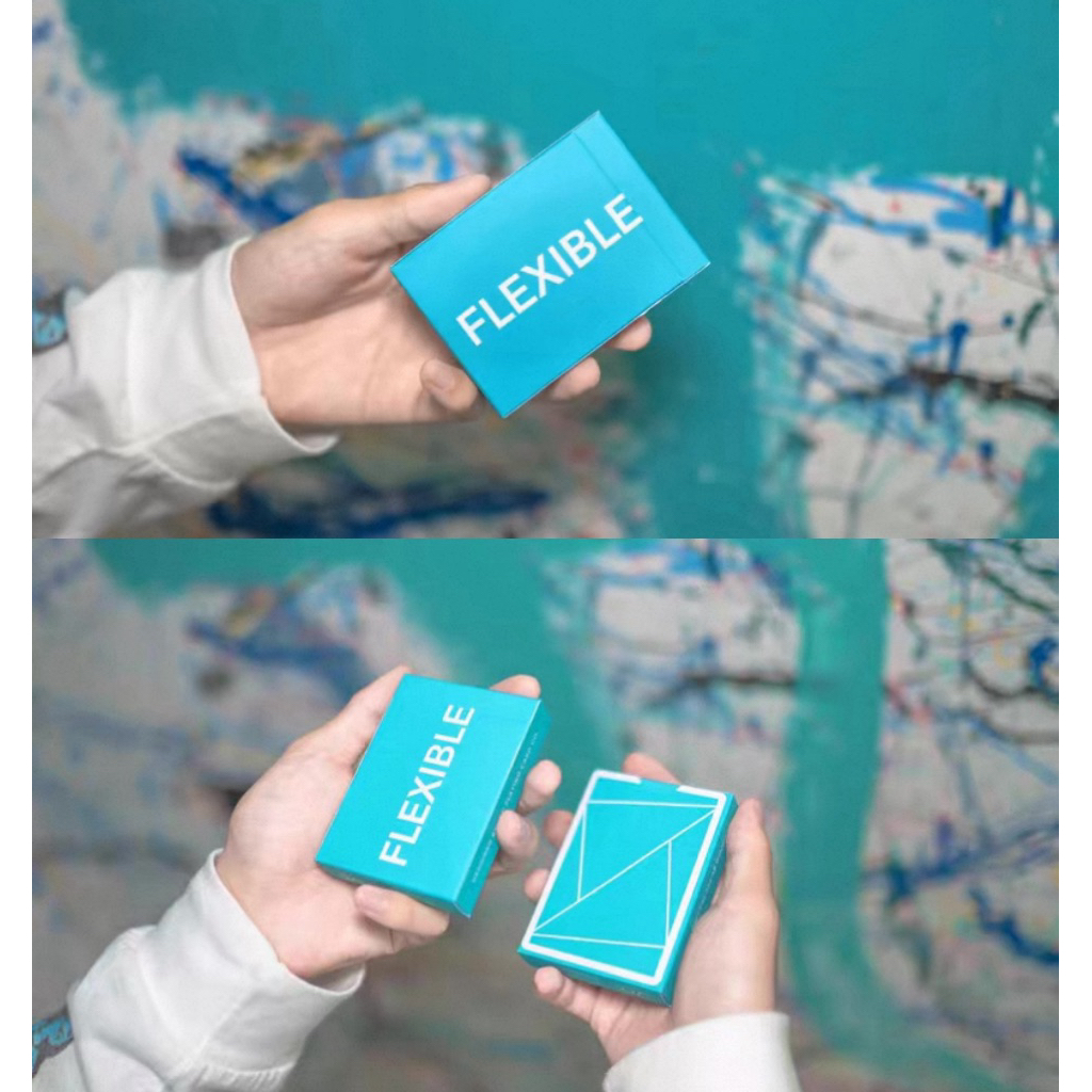 Bộ bài tây Flexible Blue Playing Cards