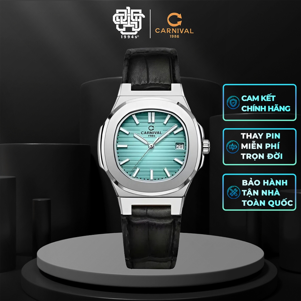 Đồng Hồ Nữ CARNIVAL 8161L-VT-DD-XT Hàng Chính Hãng