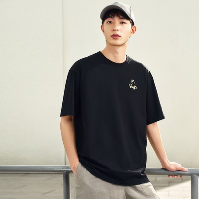 ANTA Nam nữ Skateboard Culture Áo thun T-Shirt Áo Phông Thời Trang Form Thoải Mái 1725B8117