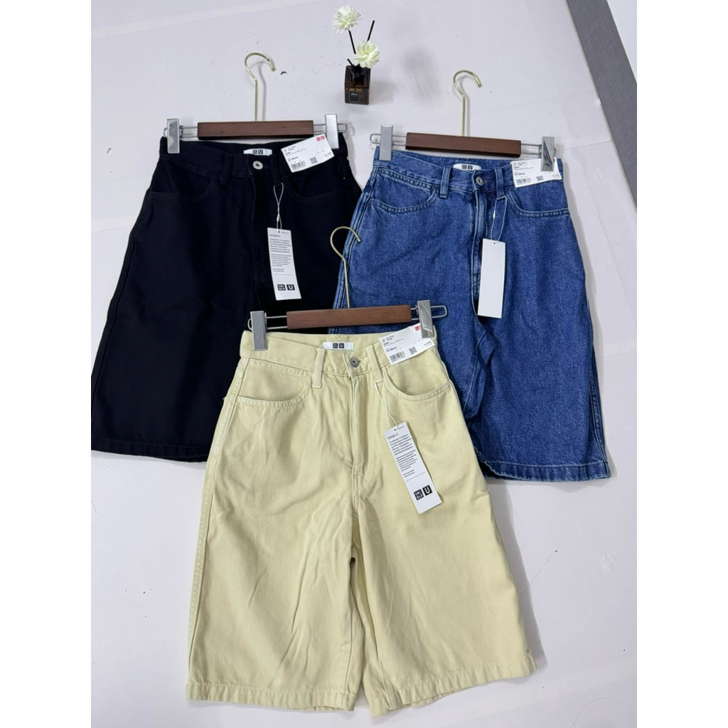 QUẦN SHORT JEAN UNIQLO DÁNG LỬNG SĂN SALE GIÁ TỐT