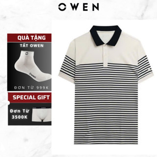 Áo Polo Nam OWEN Kiểu Dáng Trẻ Trung Tôn Dáng,mã APV253626 Chất Liệu Cotton Thoáng Mát Mềm Mịn