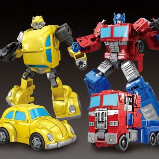  Đồ chơi Robot biến hình mới King Kong Optimus Prime Hornet  Mô hình đôi ô tô Robot  - Không dùng Pin chỉ lắp ráp 