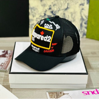 Mũ Lưỡi Trai DSQUARED2 Khoá Nút Thời Trang Nam Nữ, nón kết kaki phối lưới Dsquared2 thoáng mát MU160