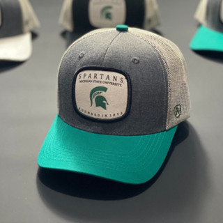 (NEW) Nón kết, mũ lưỡi trai Unisex MICHIGAN STATE vải KAKI nhập khẩu thời trang (Ảnh thật)