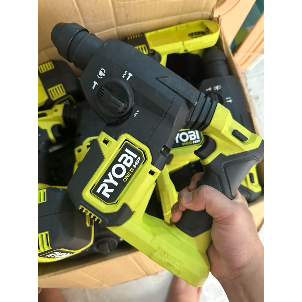 khoan Bê tông RYOBI 18v HP KO THAN. 3cn có đục. Mạnh nhất hãng hiện tại 0971.72.70.74