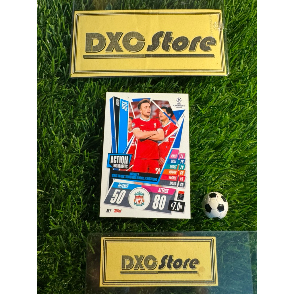 [ CHÍNH HÃNG ] - ACTION HIGHLIGHTS - TOPPS MATCH ATTAX EXTRA 2021 - DIOGO JOTA (LIVERPOOL)