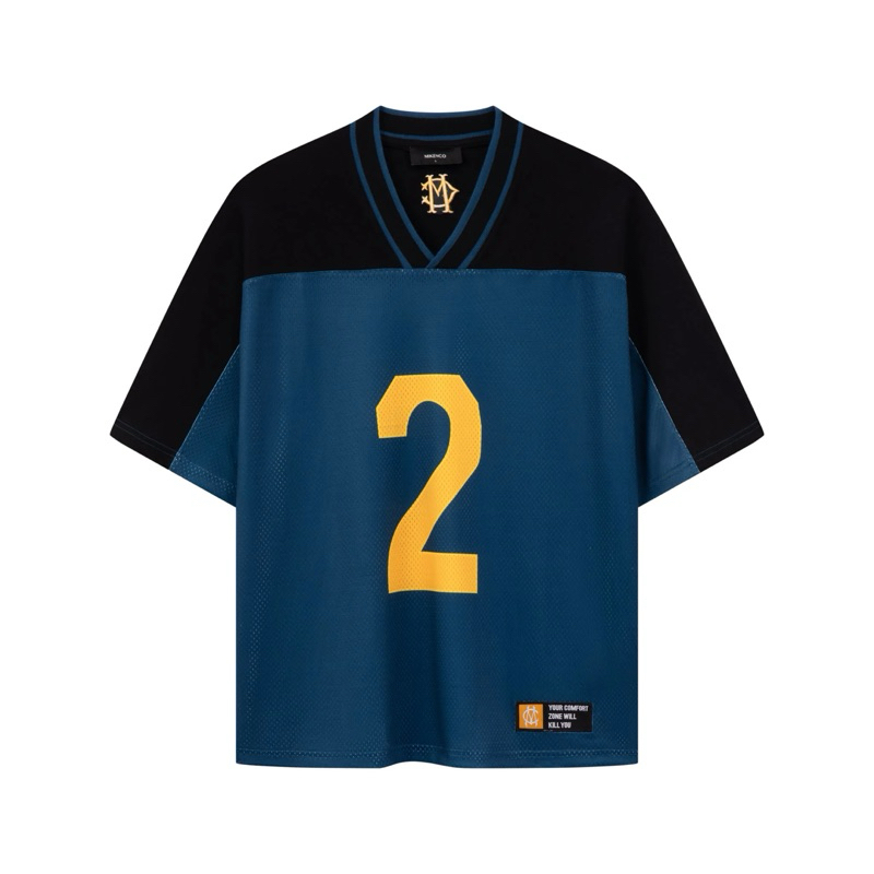 Áo phông DOUBLE NO FEAR JERSEY V-NECK TSHIRT chính hãng Mikenco | TẶNG TÚI GIẤY |