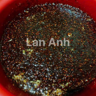  200g tương ớt Quảng Ngãi Shop LAN ANH rim đặc biệt không pha có trộn tỏi Lý Sơn phi thơm 