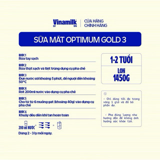 Sữa bột Optimum gold 3 1.45kg