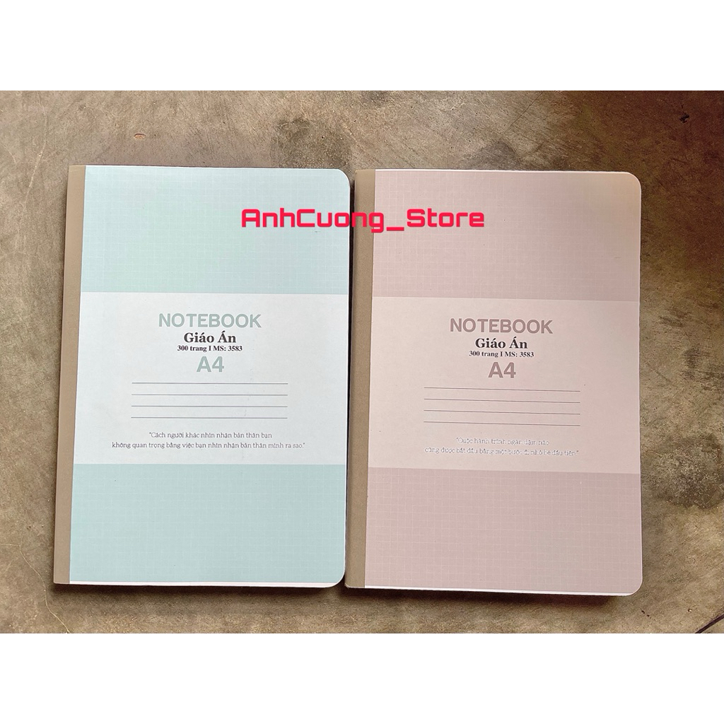 Sổ giáo án Hải Tiến dòng kẻ ngang 1 quyển 300 trang khổ A4.