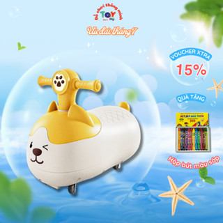 Xe chòi chân, xe cân bằng hạt đậu phộng, củ lạc hình cún con dành cho bé từ 2 tuổi Kidstoy