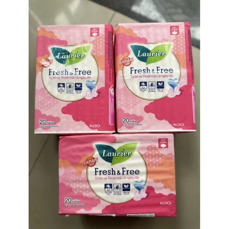 Băng Vệ Sinh Laurier Dày Cánh 20 Miếng[Combo 2 gói]