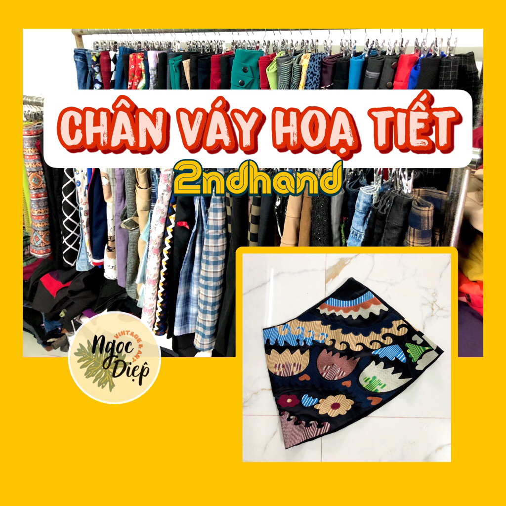 [2ndhand] CHÂN VÁY NỮ HOẠ TIẾT ĐỘC ĐÁO NHIỀU KIỂU hàng thùng/ hàng thanh lý đẹp tuyển chọn