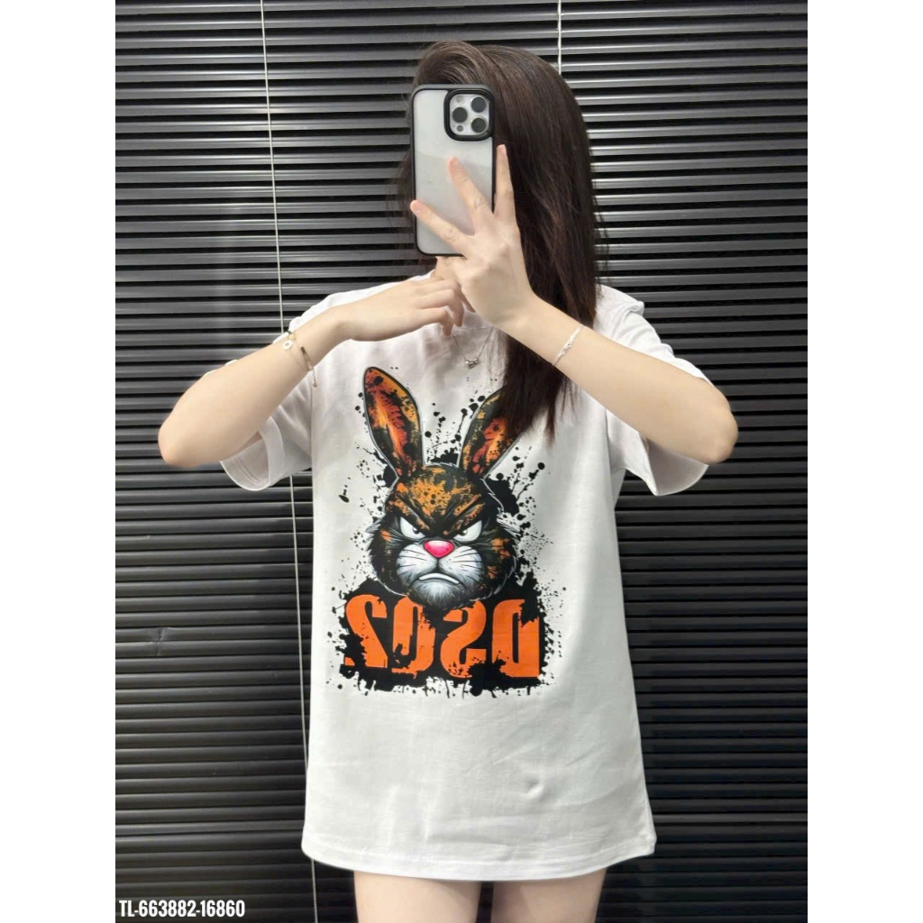 Áo Thun Nam DSQ Siêu Cấp Hai Màu Đen Trắng In Sau Lưng Chất Liệu Cotton 2 Chiều In Họa Tiết Chữ Thời Trang Nam | BigBuy360 - bigbuy360.vn