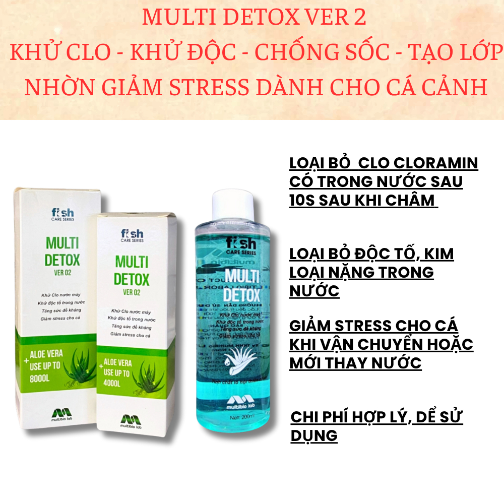 Multi Detox Ver 2 - khử Clo, độc tố và kim loại nặng