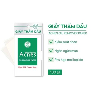 Phim Thấm Dầu, Giấy Thấm Dầu Acnes