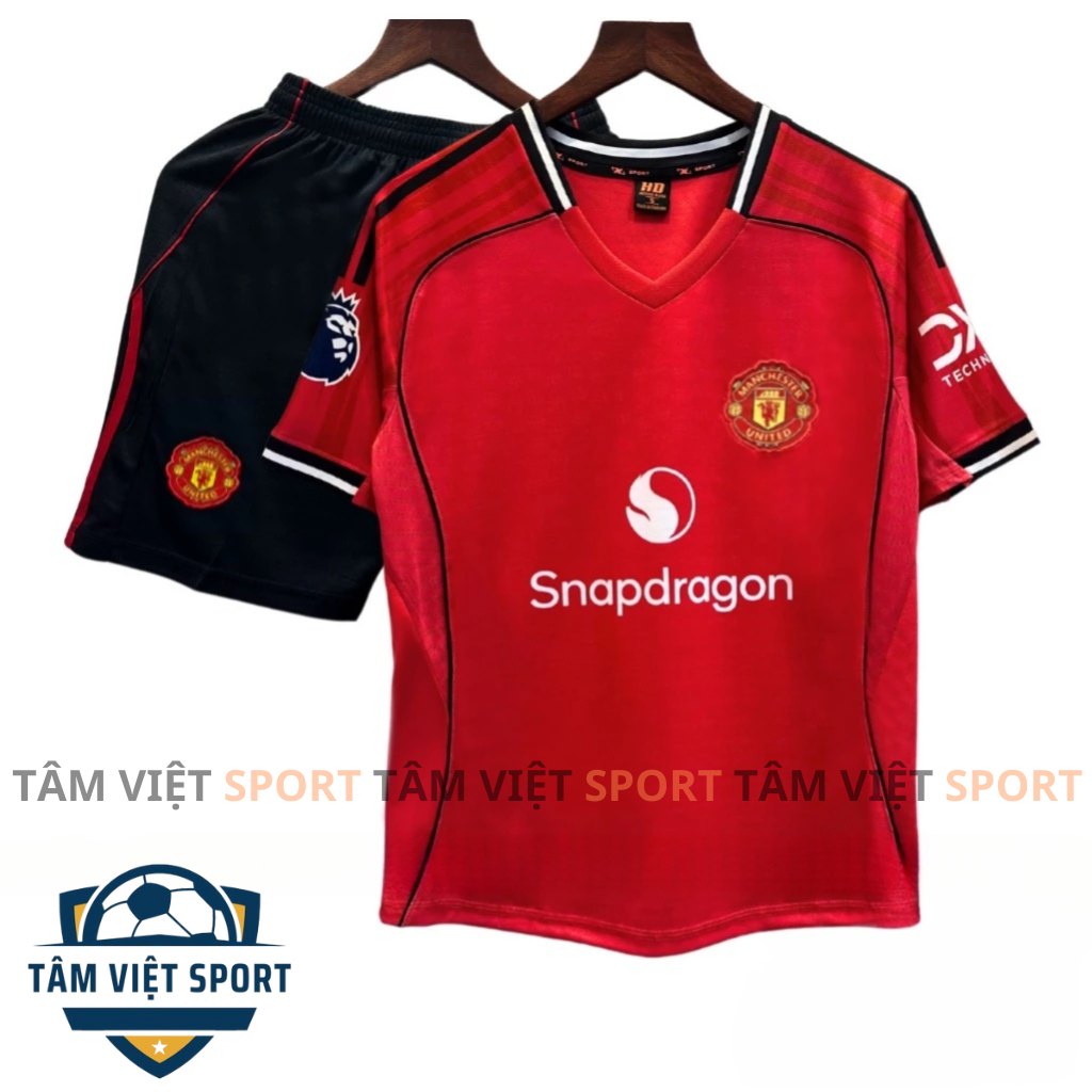 Quần Áo Bóng Đá, Đồ Đá Banh MU Đỏ 2025 - 2026 Thun Mè Cao Cấp