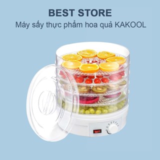 Máy Sấy Thực Phẩm Hoa Quả KAKOOL –Thiết Kế Khay 5 Tầng Trong Suốt