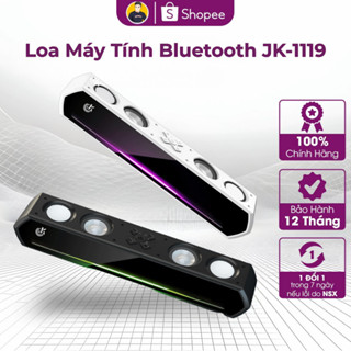 Loa Máy Tính Gaming Soundbar Bluetooth Để Bàn JK-1119, Âm Thanh Hay Bass Cực Mạnh, Led RGB Nháy Theo Nhạc