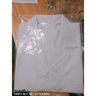 Áo Blouse, blu, dược sĩ, y tá, kỹ thuật viên, spa tay ngắn thân ngắn nam/nữ